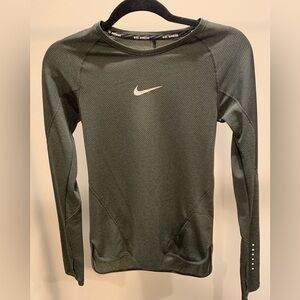 Nike Dri-FIT Green/Gray Performance Shirt
